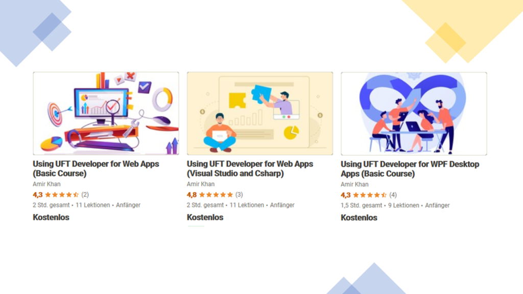 UFT Developer Free Trainings